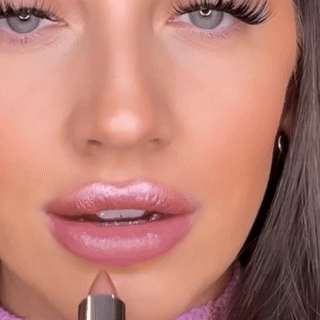 Trophy Wife Crme | A Frosted Pale Pastel Pink with Silver Shimmer Lipstick