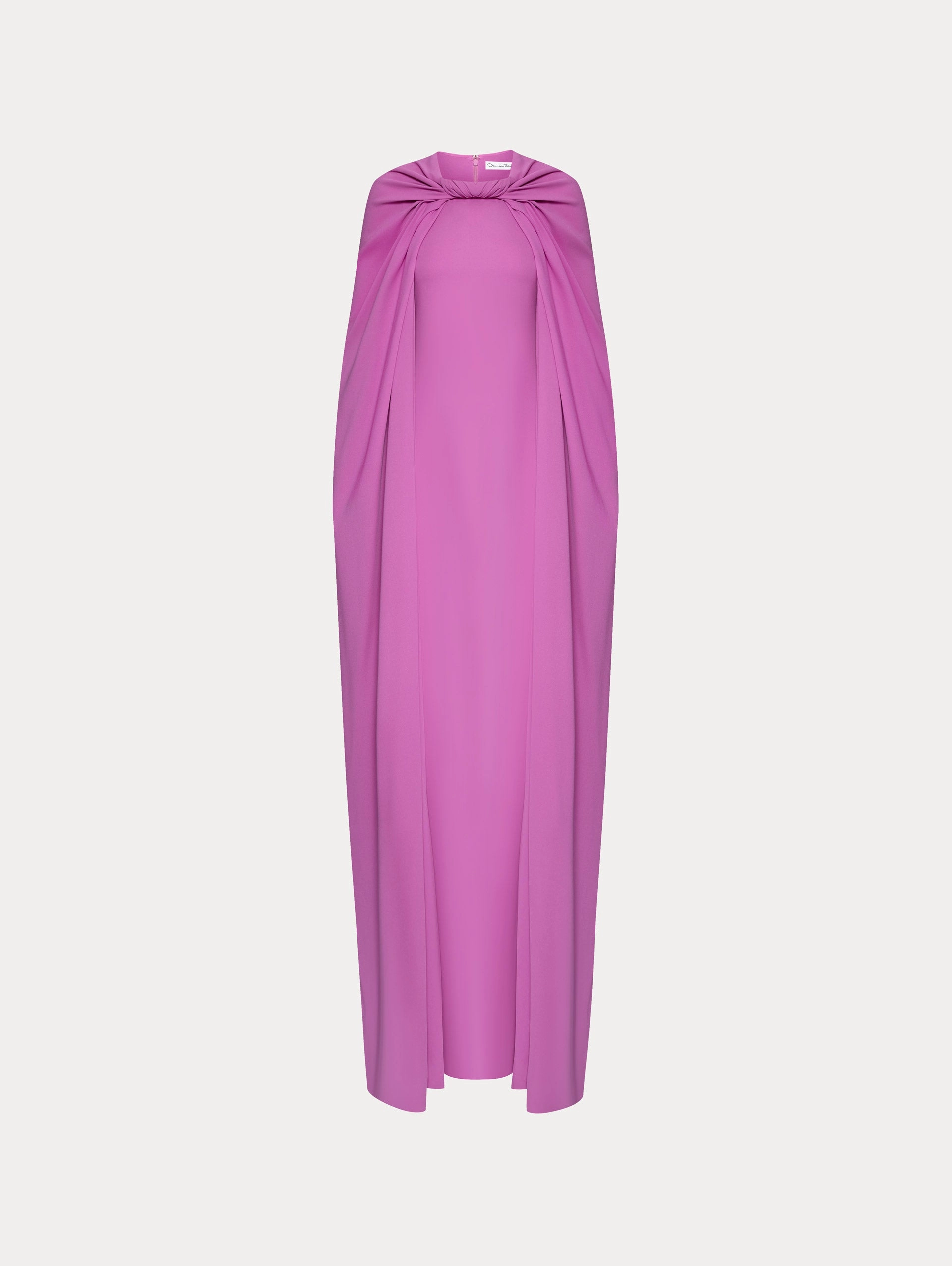 Twist-Detailed Georgette Caftan
