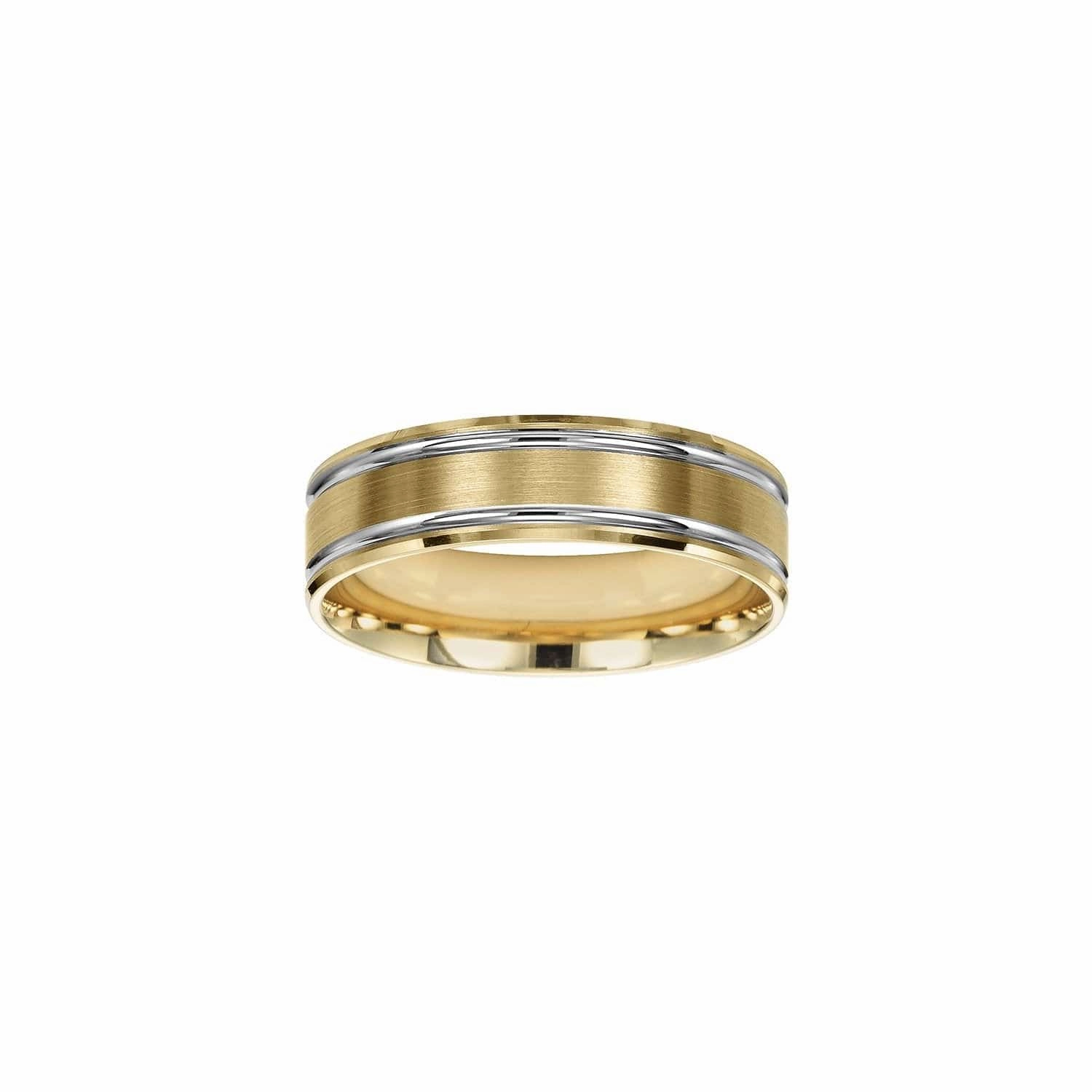 Two-Tone 6mm Comfort Fit Band