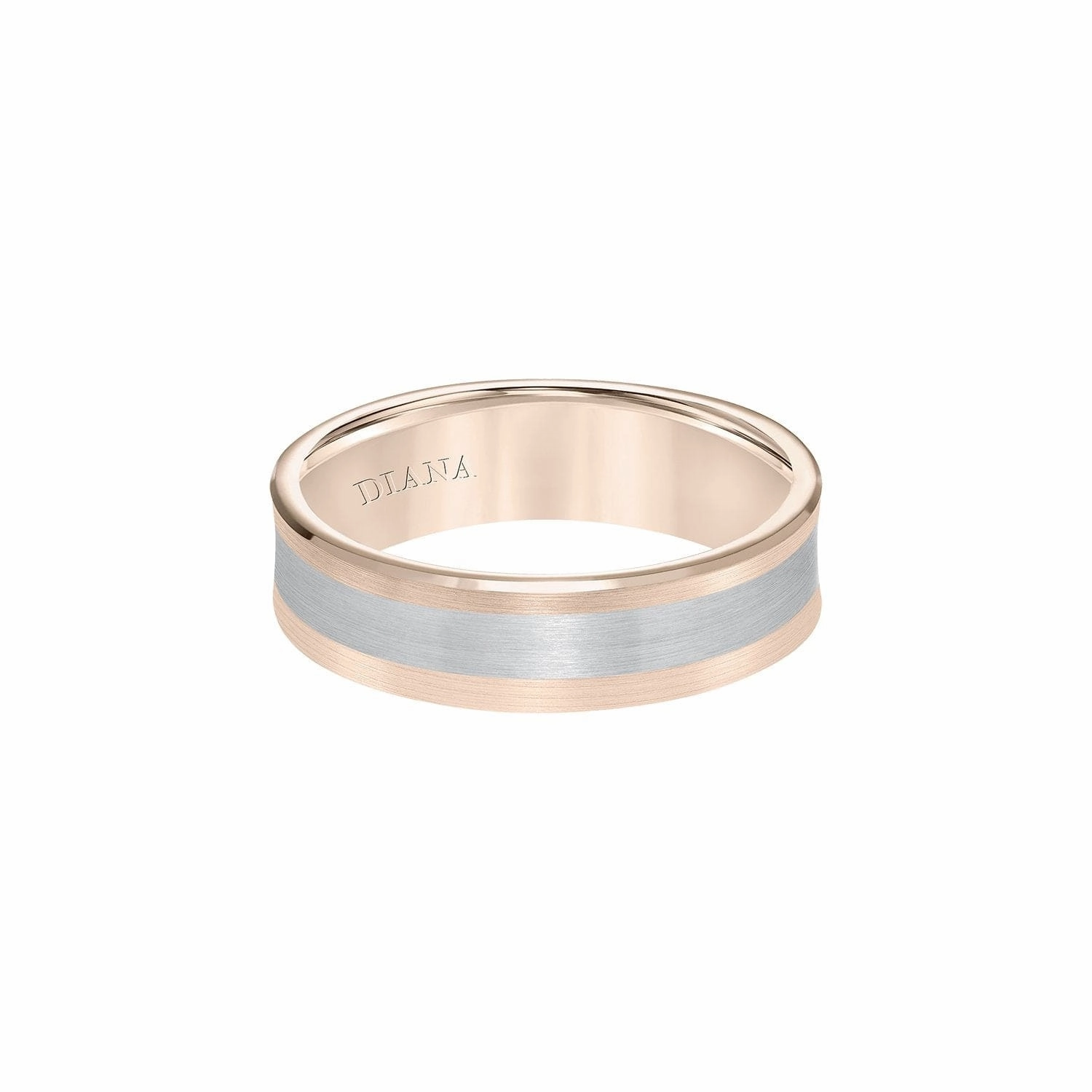 Two-Tone Concave 7.5mm Band
