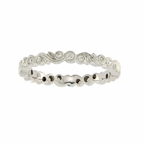 Ungar 18ct White Gold & Diamond 2.5mm Full Eternity Ring