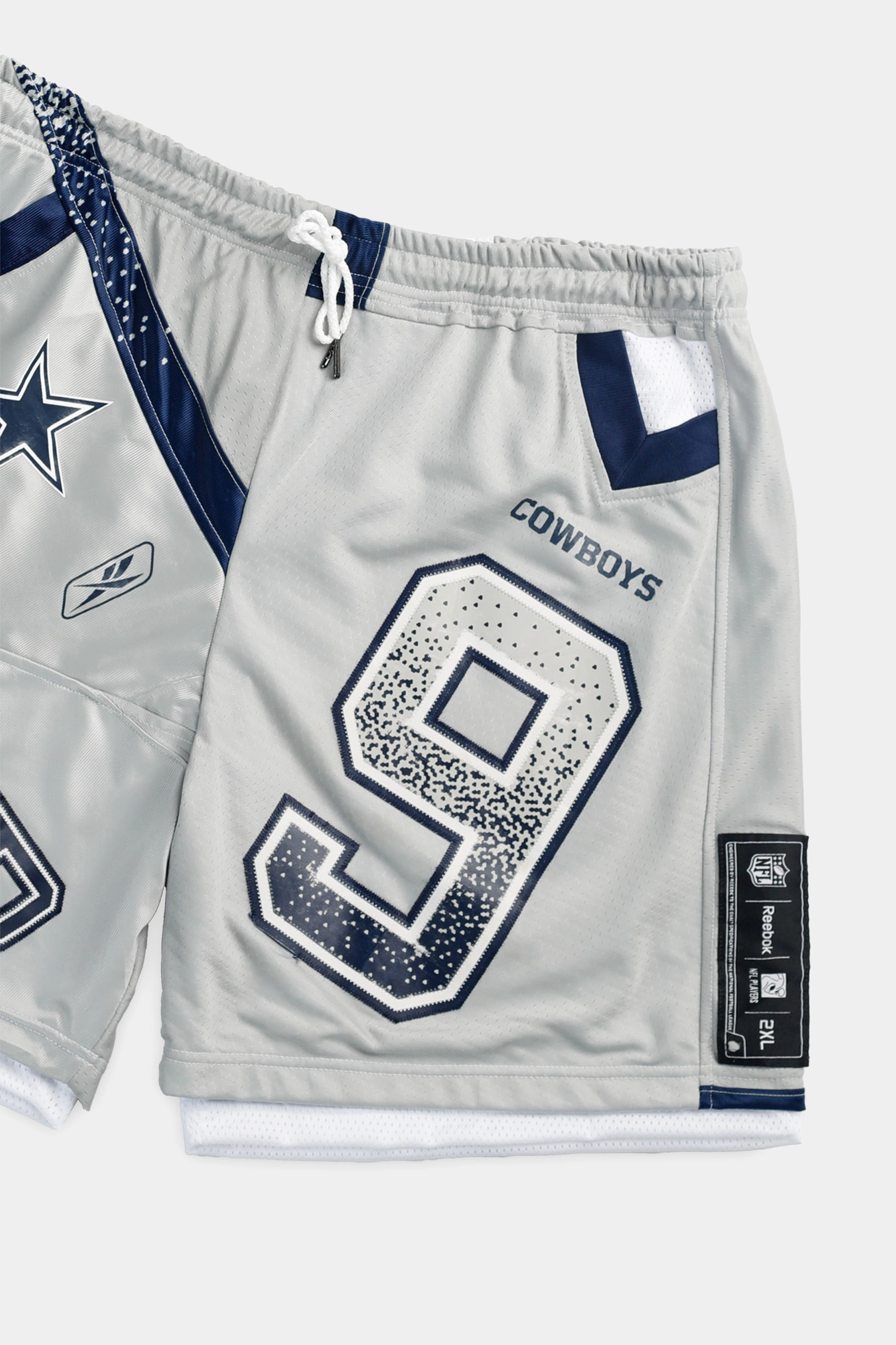 Unisex Rework Dallas Cowboys NFL Jersey Shorts - XXL