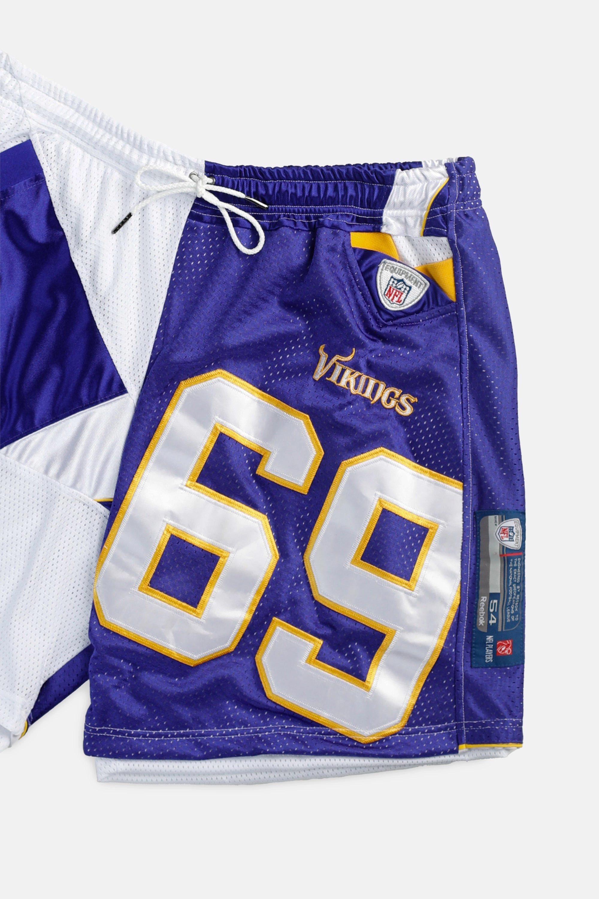 Unisex Rework Minnesota Vikings NFL Jersey Shorts - XXL