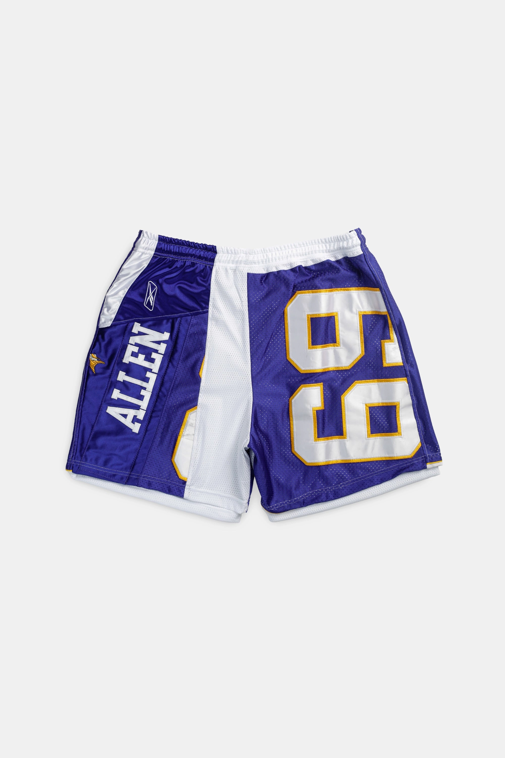 Unisex Rework Minnesota Vikings NFL Jersey Shorts - XXL