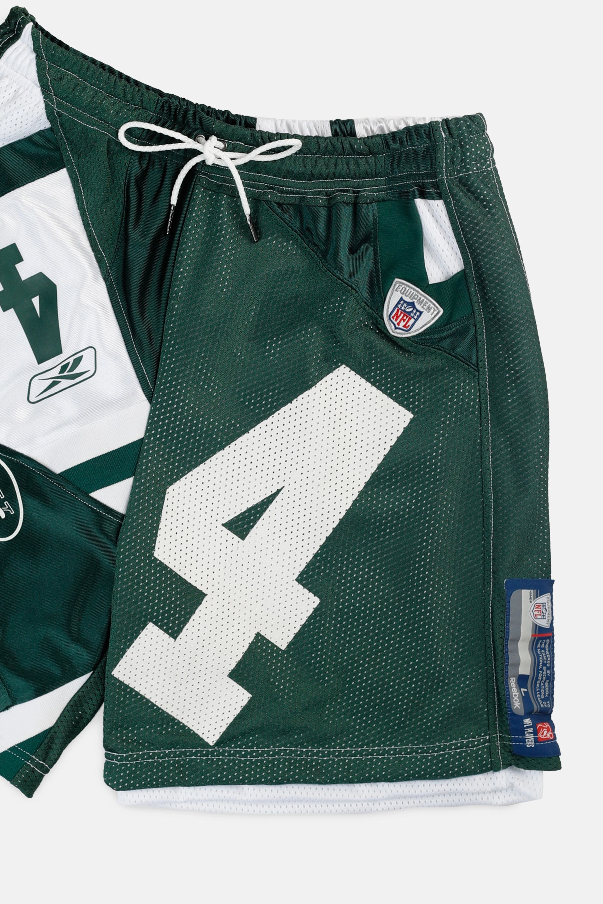 Unisex Rework NY Jets NFL Jersey Shorts - M