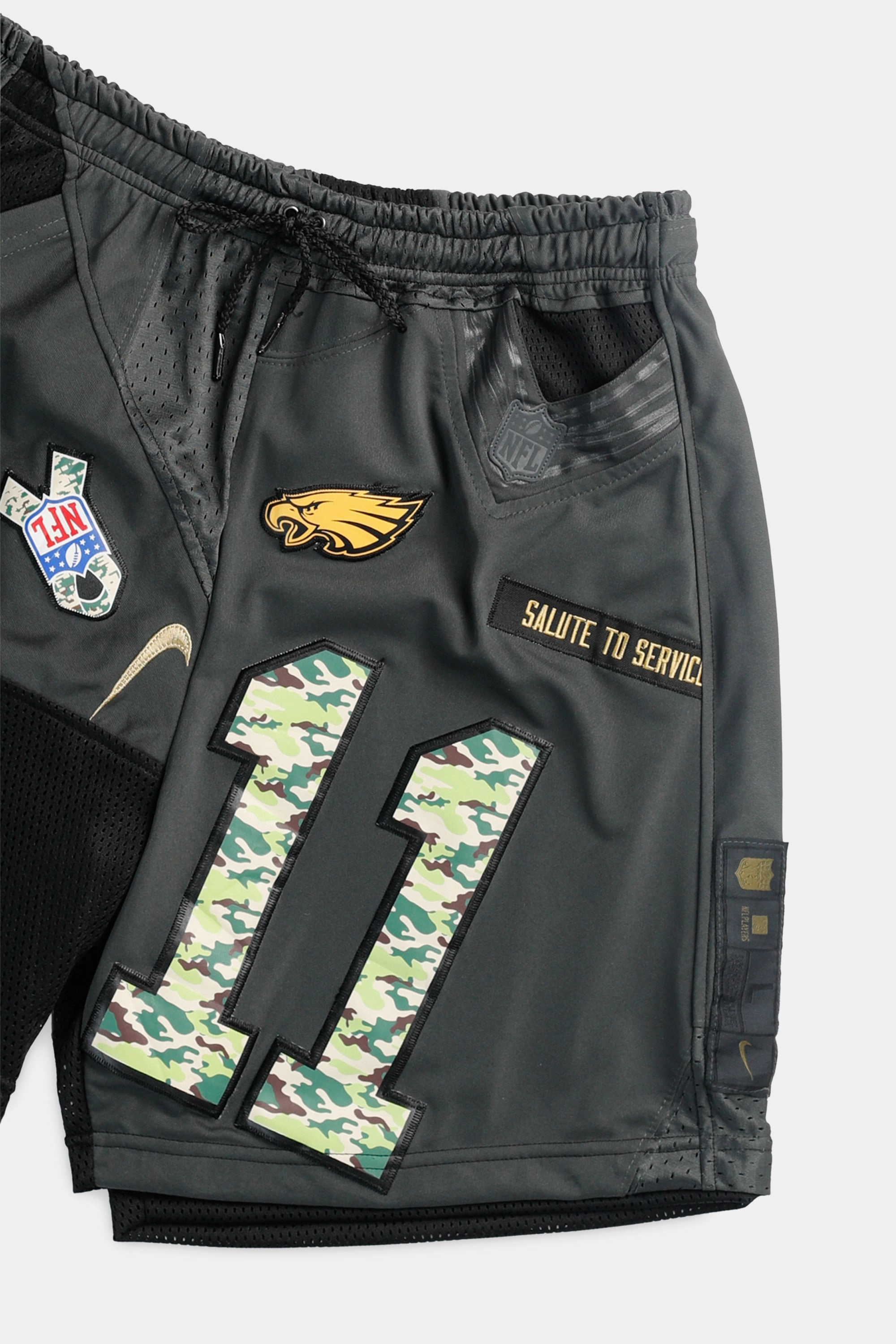 Unisex Rework Philadelphia Eagles NFL Jersey Shorts - M