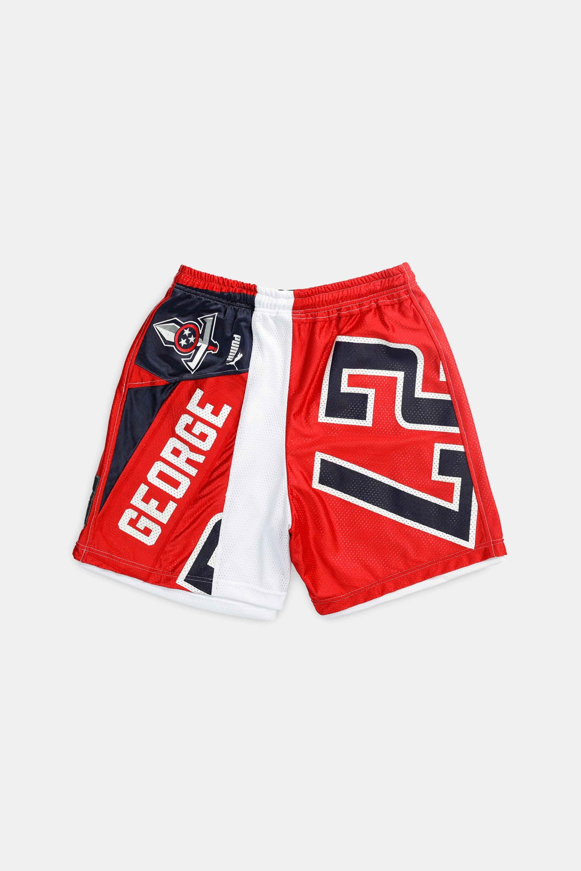 Unisex Rework Tennessee Titans NFL Jersey Shorts - L
