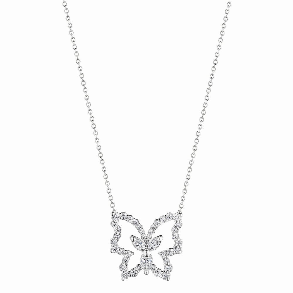 Verragio 18k Diamond Butterfly Pendant