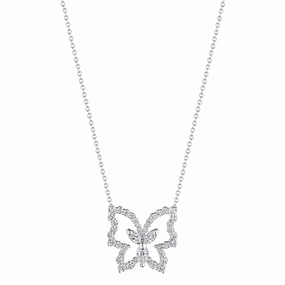 Verragio 18k Diamond Butterfly Pendant