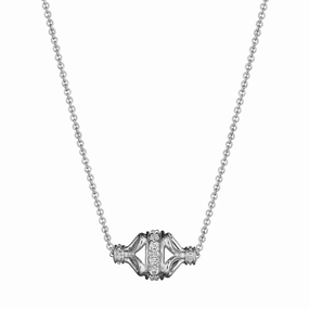 Verragio 18k Tiara Diamond Rondelle Necklace