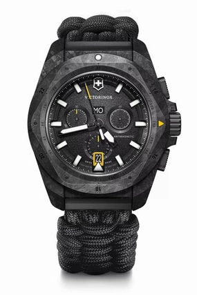 Victorinox Inox 43 Chrono Black Case Dial Watch 241989.1