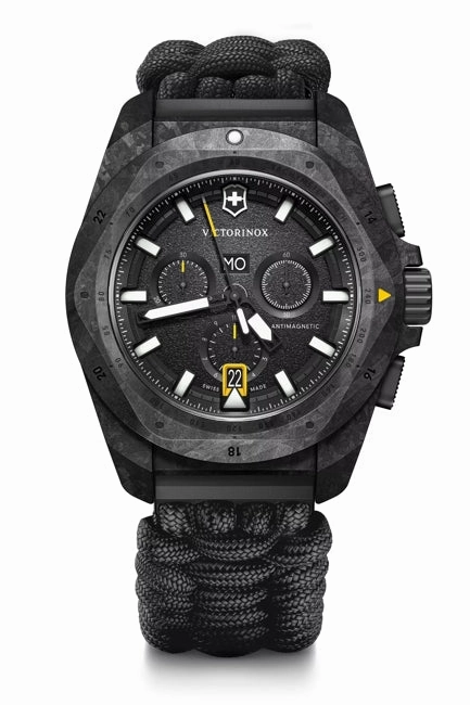 Victorinox Inox 43 Chrono Black Case Dial Watch 241989.1