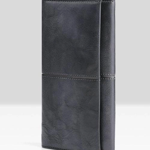Vintage Cool Leather Mens Long Wallet Bifold Long Wallet for Men