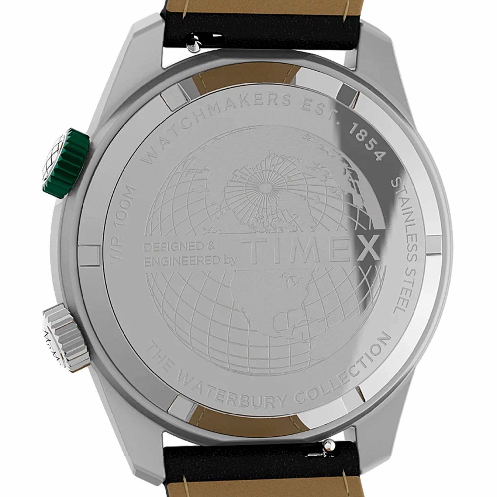 Waterbury Dive Day-Date 41mm Leather Band