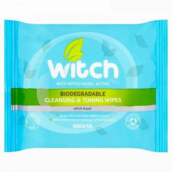 Witch Cleansing & Toning Wipes Pack of 20