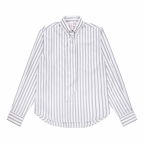 Wmns Stripe Shirt 'White'