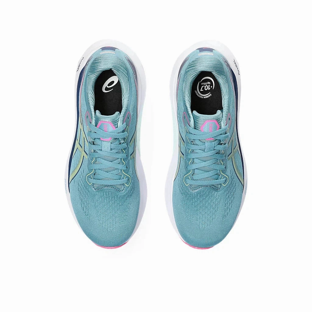 Women's Asics Gel-Kayano 30 Gris Blue / Lime Green