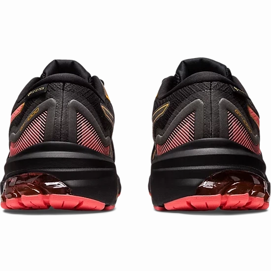 Women's Asics GT-1000 11 GTX Black/Papaya