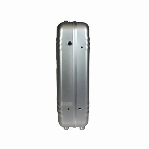 World Traveler European-style Aluminum Silver Laptop Attache Case, One Size