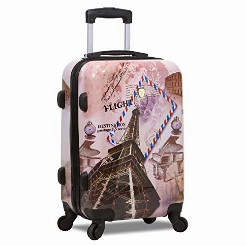 World Traveler Paris Collection 3-piece Hardside Spinner Luggage Set, One Size