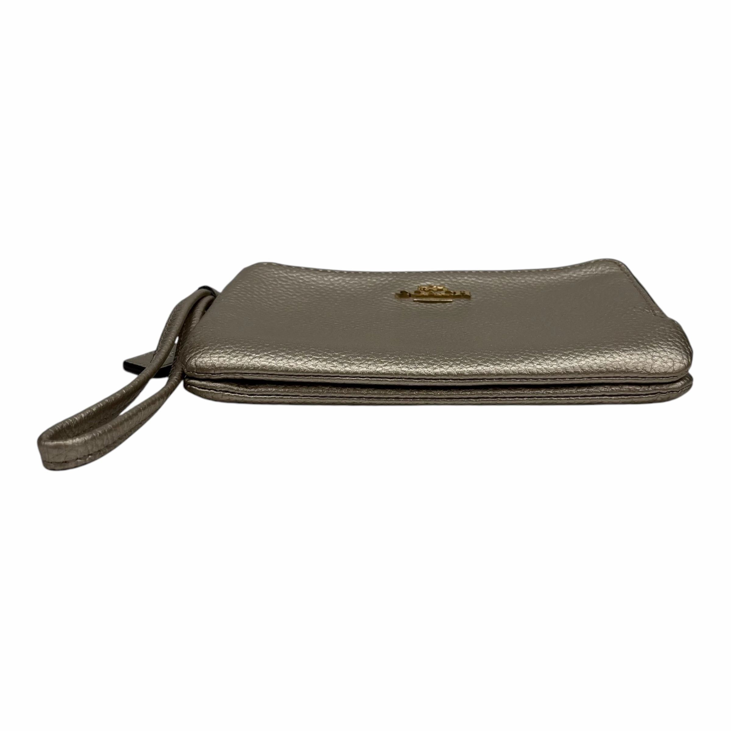 Wristlet Designer By Coach In Tan, Size:Small