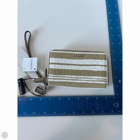 Wristlet Designer By Coach, Size: Small