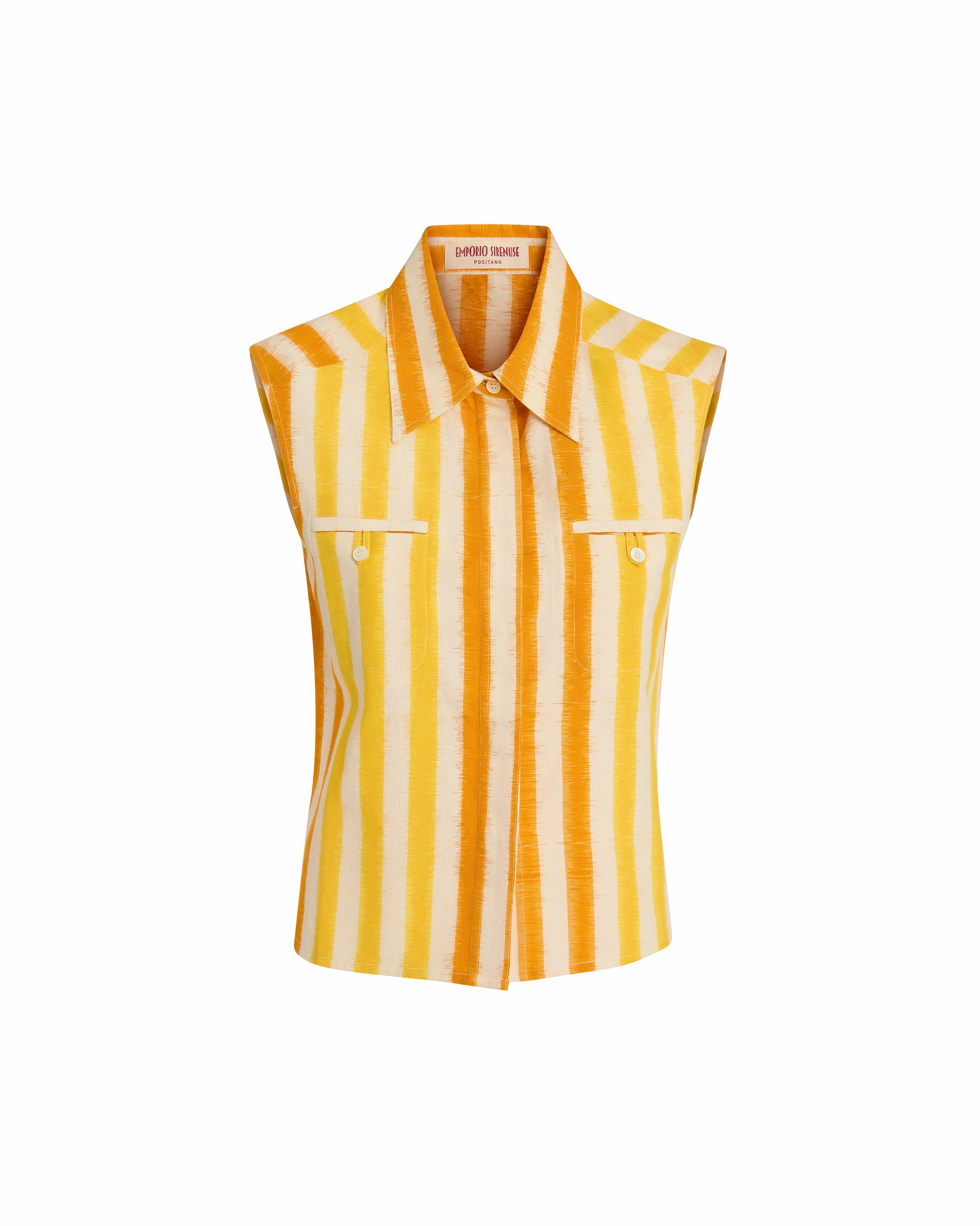 Ylenia Top in Ikat Stripes