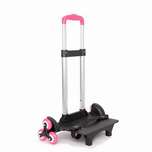 Yuelun Trolley for Schoolbags - Folding Wheeled Hand Truck for Kids,Student's Luggage Travel Hand for Cart Schoolbag/Luggage/Backpack,6 Wheels