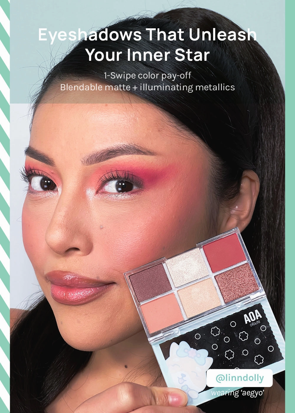 Yumi's Debut 6 Color Eyeshadow Palettes