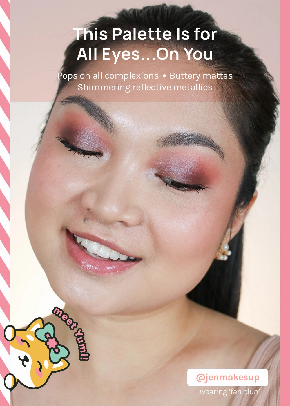 Yumi's Debut 6 Color Eyeshadow Palettes